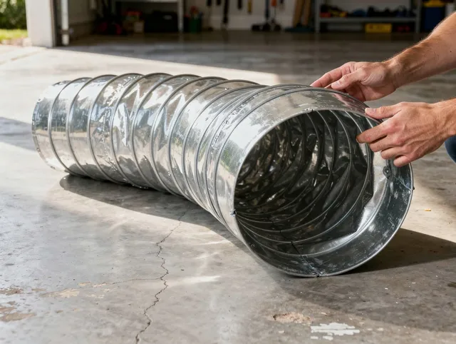 Eastvale Dryer Vent Cleaning specialist using advanced equipment for thorough duct cleaning in Eastvale