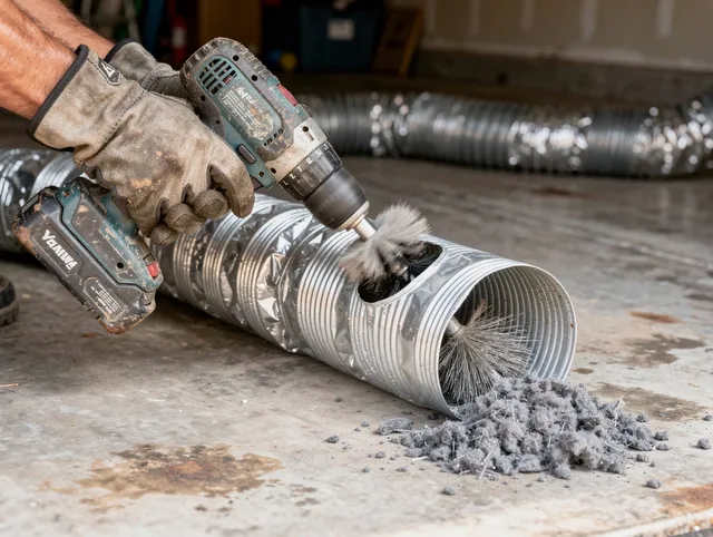 Professional duct cleaning by Eastvale Dryer Vent Cleaning in Eastvale