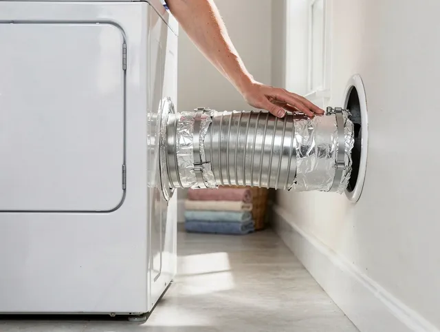 Professional dryer vent hose installation by Eastvale Dryer Vent Cleaning in Eastvale