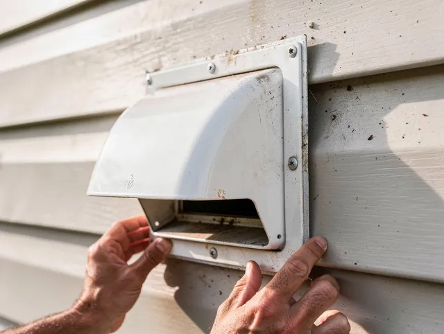 Eastvale Dryer Vent Cleaning technician delivering thorough residential dryer vent cleaning service in Eastvale